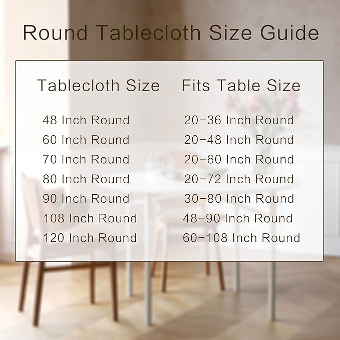 sancua Round Tablecloth - Image 7