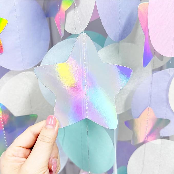 205Ft Pastel Party Decorations Circle Dot Backdrop Streamer Pastel Tissue Paper - Image 8