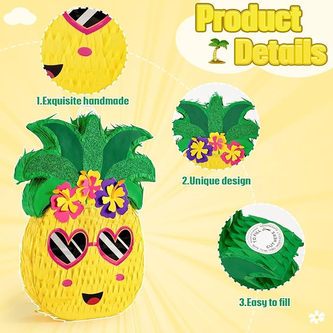 WERNNSAI Pineapple Piñata - Image 4