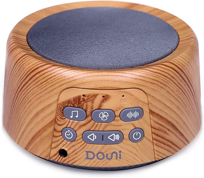 DOUNI White Noise Machine with 27 Soothing Sounds Timer, Adjustable Volume by DOUNI