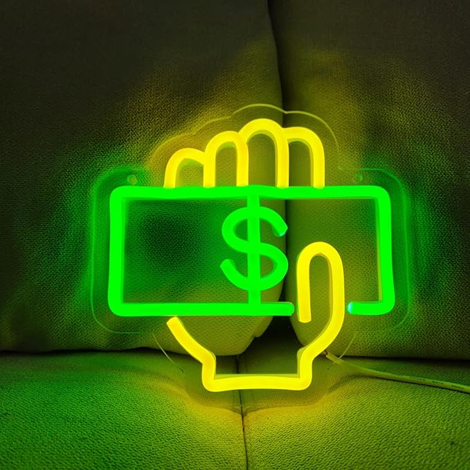 Cashier Neon Sign Love Money Neon Signs - Image 3