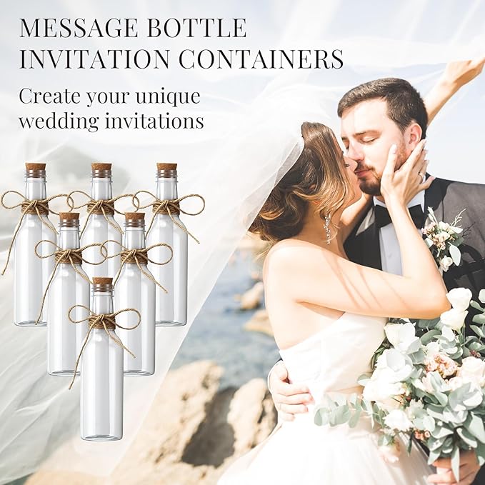 Baderke 48 Pcs 5.6 oz Message Bottles - Image 4
