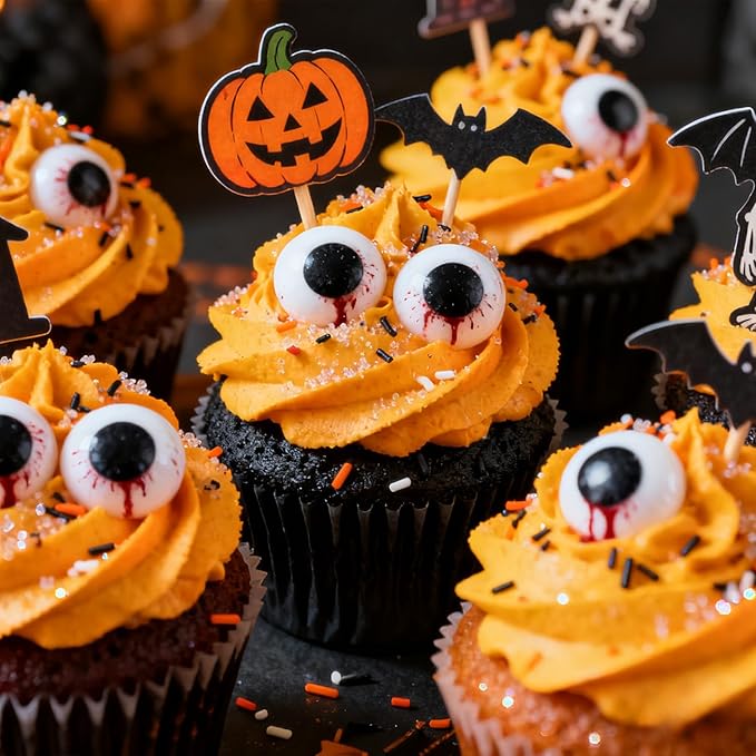 Halloween Sprinkles, Edible Eyeballs Candy, Bloody Eyes Sprinkles - Image 3