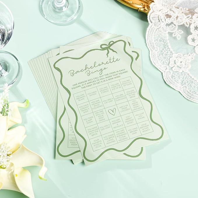 DEEKA 30 PCS Bridal Shower Games Card - Image 3