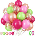 Paready Tropical Party Green Pink Balloons by Paready