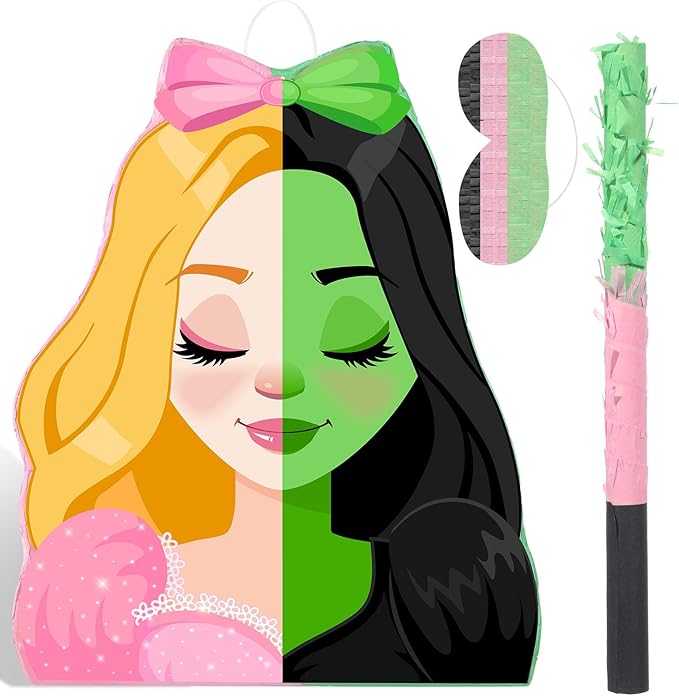 Kasyat Witch Princess Piñata Party Game Set Halloween Witch Piñata by Kasyat