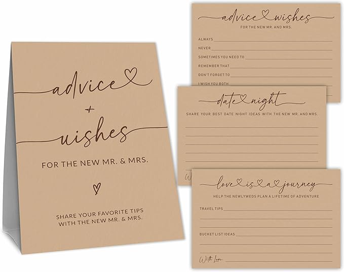 Wedding Advice Cards by dsjaidh