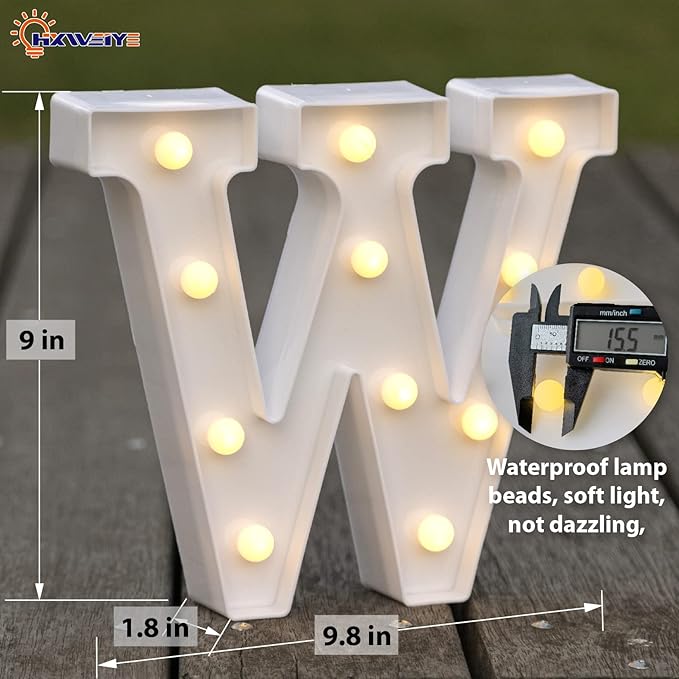 HXWEIYE Light Up Letters LED Marquee Signs - Image 2