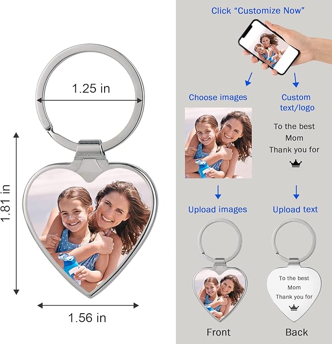 Personalized Custom Keychain - Image 2