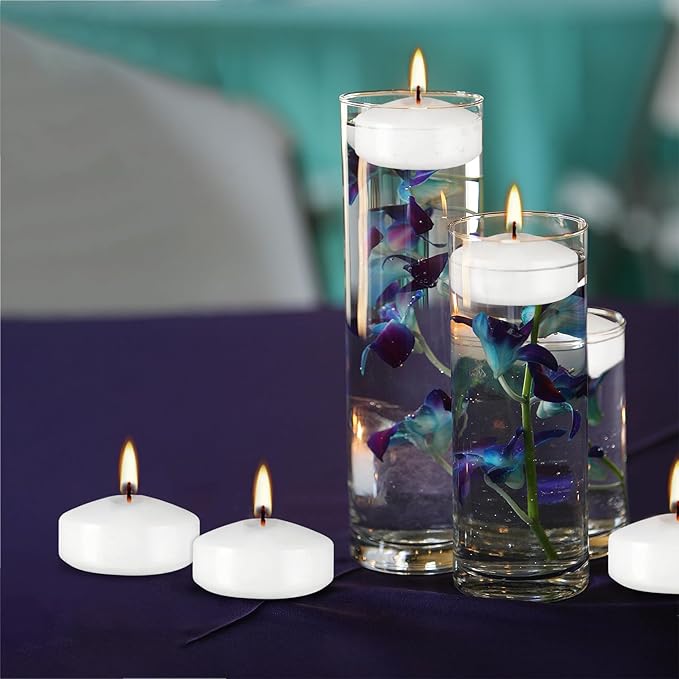 50 Floating Candles, Smoke-Free and odorless, Burning continuously - Image 3
