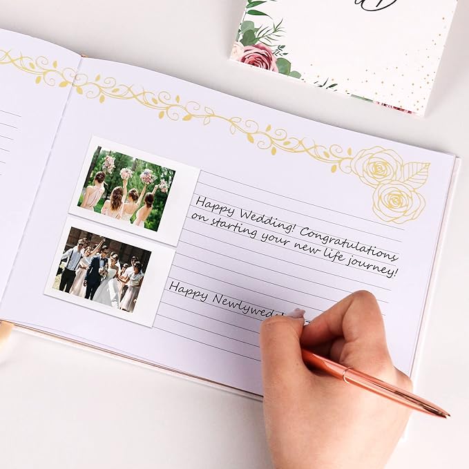 Vienrose Wedding Guest Book Set - Image 4