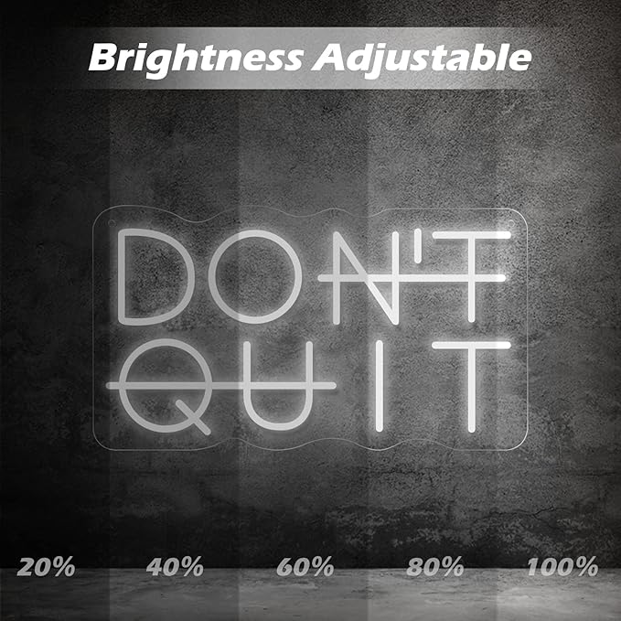 Don't Quit LED Neon Sign for Wall Decor, DO IT Neon Lights Party Decorations - Image 2