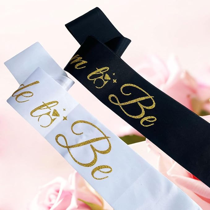 Bride Sash Bachelorette Party Bride and Groom to Be Sash - Image 5