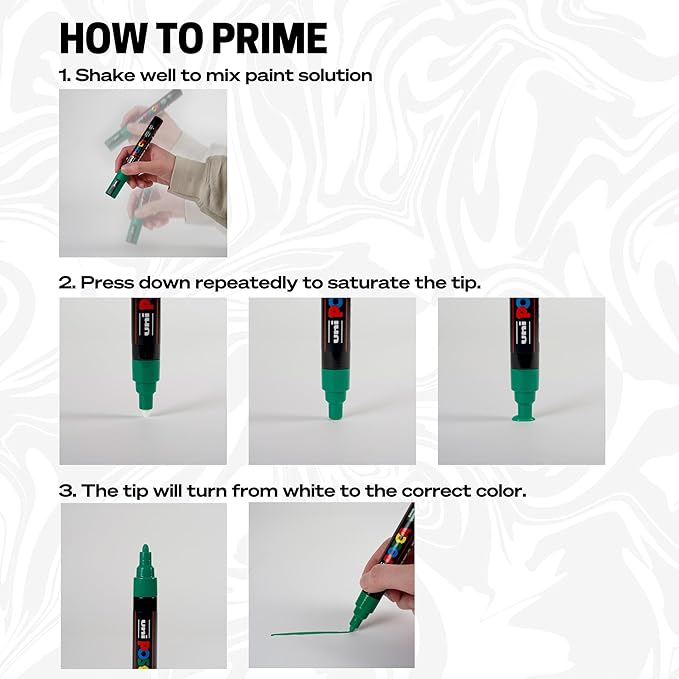 POSCA 8-Color Paint Marker Set, PC-5M Medium - Image 3