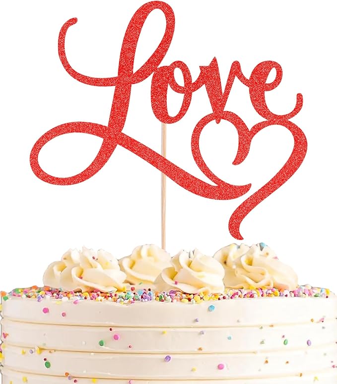 Love Cake Topper by AHAORAYCakeTopper