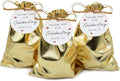 Pack of 100 6"x 8" Heavy Duty Gold Drawstring Organza Jewelry Pouches Wedding by BEAVOING