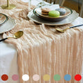 Gauze Table Runner Bulk Cheesecloth 141 in Long Natural Table Runner by YourMagicMoment