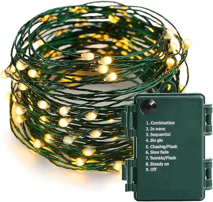 Battery Operated Starry Lights - 18FT 50 Micro LEDs by MASHANG