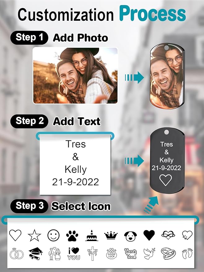 Custom Keychain with Picture - Image 3