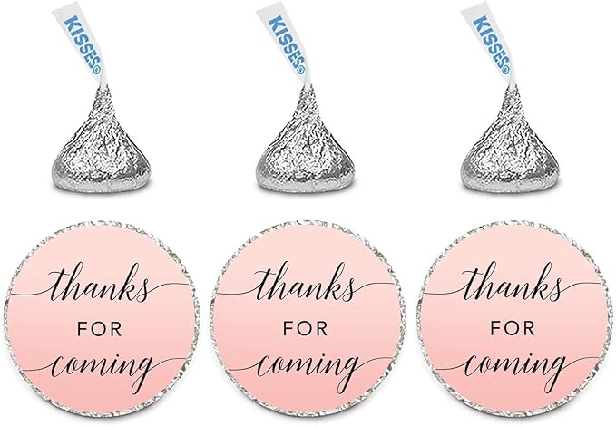 Andaz Press Blush Pink Rose Elegant Party Collection, Small Round Circle Label by AndazPress