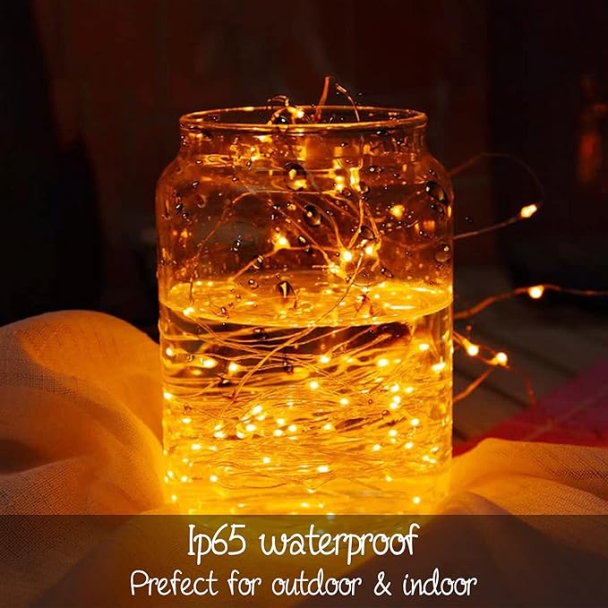 24 Pack LED Fairy Lights Battery Operated 7Ft 20Led Warm White Mini String - Image 4
