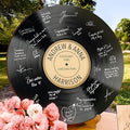 HomeWetBar Personalized Wedding Vinyl Record Alternative Guestbook, Special by HomeWetBar