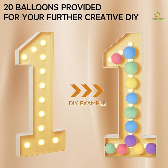4FT Marquee Numbers, Large Light Up Numbers 9 - Image 5
