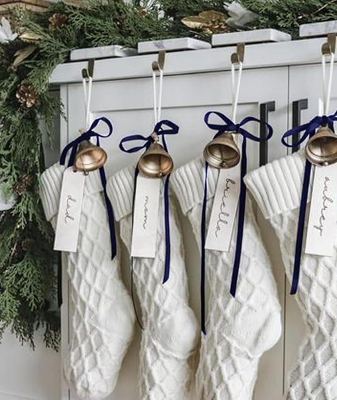 Navy Blue Christmas Velvet Ribbon - Image 4