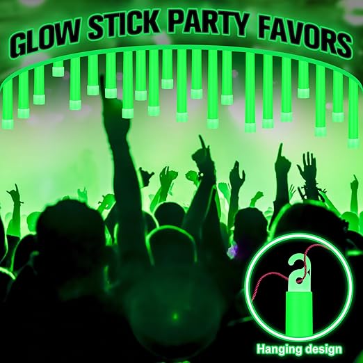 Sotiff 200 Pcs Bright 6 Inch Large Glow Sticks Bulk Emergency Glow in The Dark - Image 6