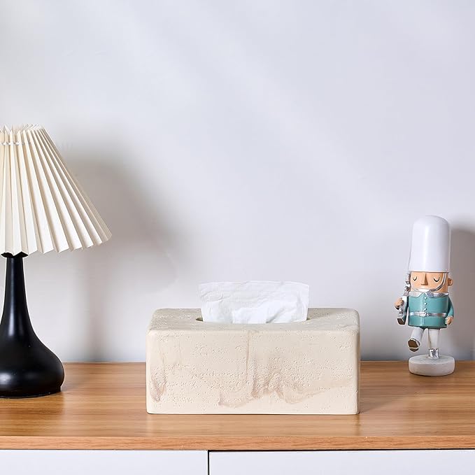 Natural Travertine Textures Tissue Box Cover Rectangular - Image 9