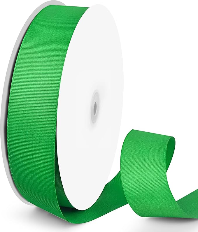 100 Yards 1.5 inch Grosgrain Ribbon, Solid Color Fabric Ribbon Perfect by VISPAD