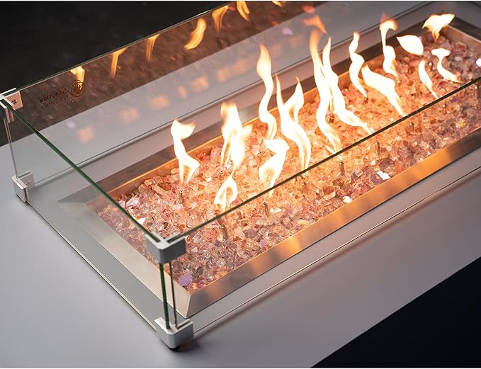 Stanbroil 10-Pound Reflective Tempered Fireplace Glass and Fire Pit Glass - Image 5