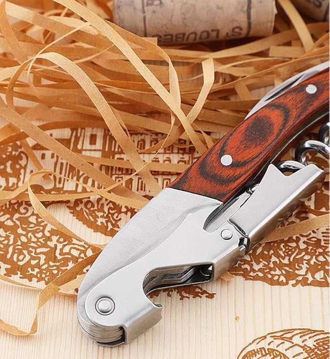 Professional Waiter Corkscrew Wine Key - Image 6