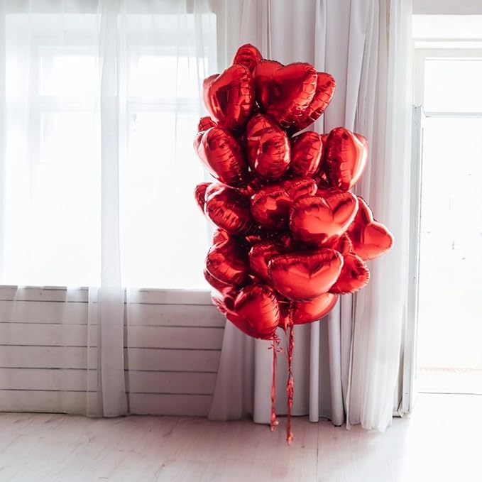 Red Heart Balloons - Image 5
