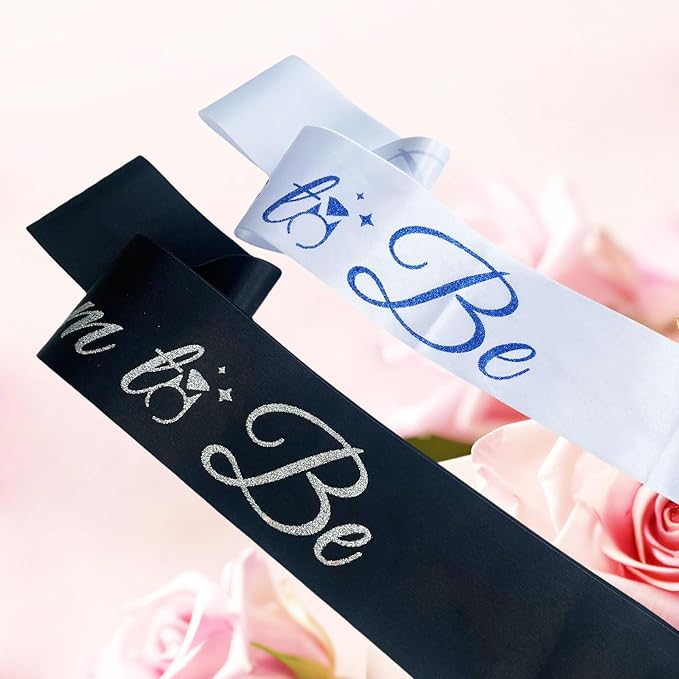 Bride Sash Bachelorette Party Bride and Groom to Be Sash - Image 5
