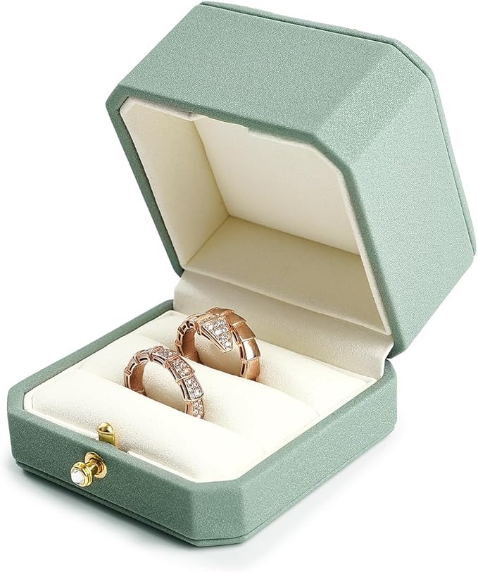 Oirlv Premium Leather Double Ring Box - Image 9