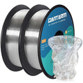 GIANTARM PLA Filament 2KG, Neatly Wound Transparent PLA 2pcs 1kg Spool by GIANTARM