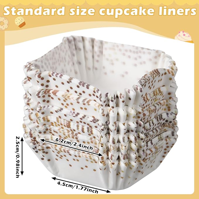 Tanlade 350 Pcs Square Mini Cupcake Liners Disposable Brownie Baking Pan Liners - Image 2