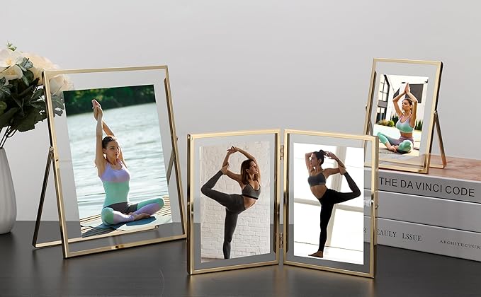 Gold 8x10'' Floating Frame Set of 2, - Image 4