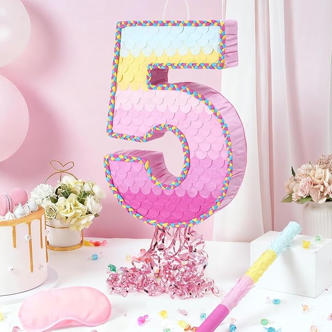 WERNNSAI Pink Sweet Five Pinata - Image 2