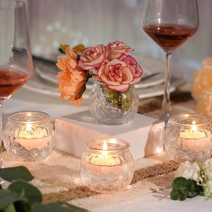 DARJEN 48Pcs Clear Votive Candle Holders - Image 7