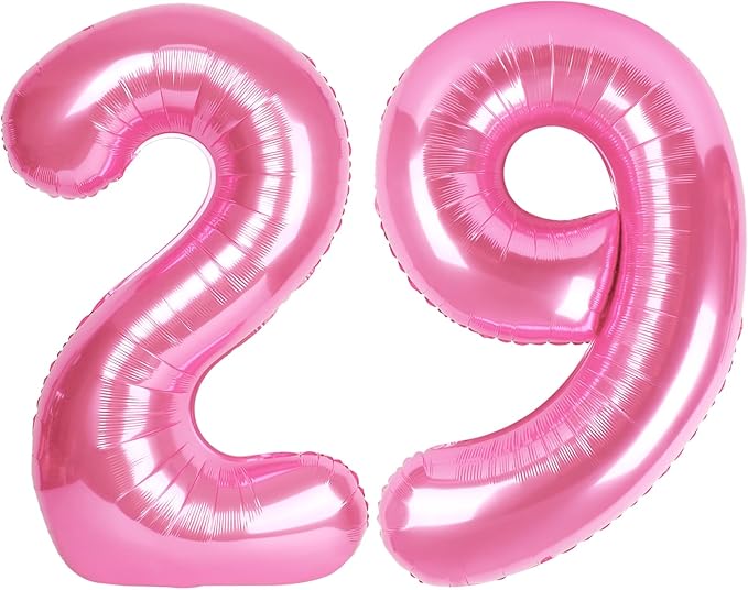 number pink 29 balloon by Upgesy
