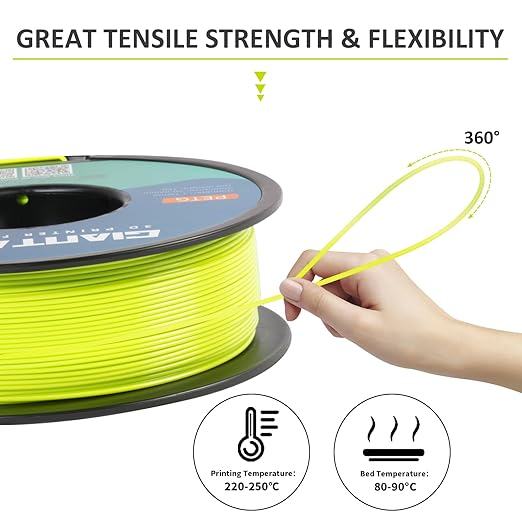 GIANTARM PETG Filament 1.75, 3D Printer Filament PETG 1kg, Toughness Enhanced - Image 4