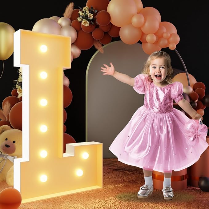 imprsv 3FT Block Marquee Letters Light Up Letters by Letsmakeitimpressive