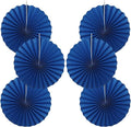 BARTHEW Blue Birthday Decorations, DIY Blue Paper Fans Hanging Decoration by BARTHEW