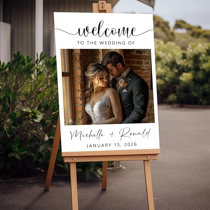 Editable Wedding Welcome Sign - Image 2