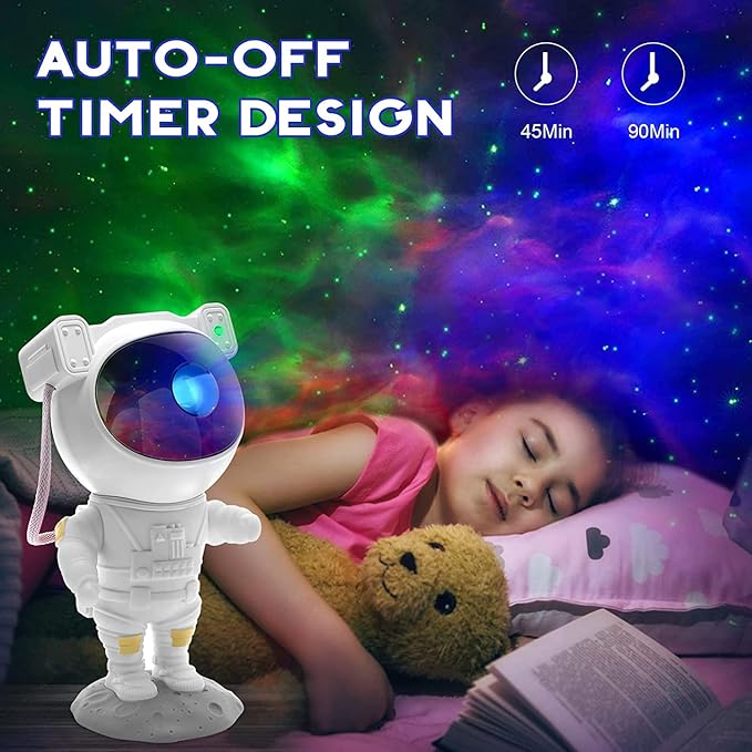 Star Projector Galaxy Night Light Astronaut Starry Nebula Ceiling LED Lamp - Image 4