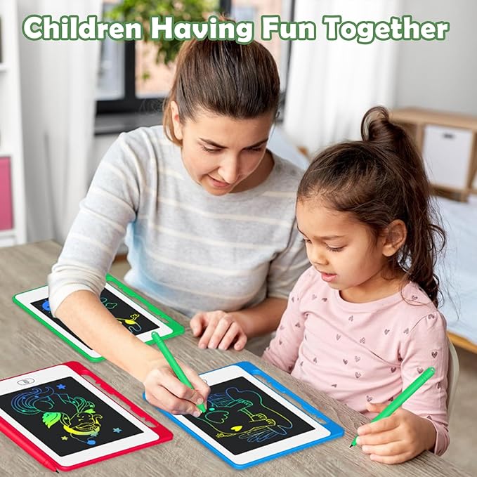 3 Pack LCD Writing Tablet for Kids, 6.5 Inch Colorful Doodle Board Drawing - Image 7