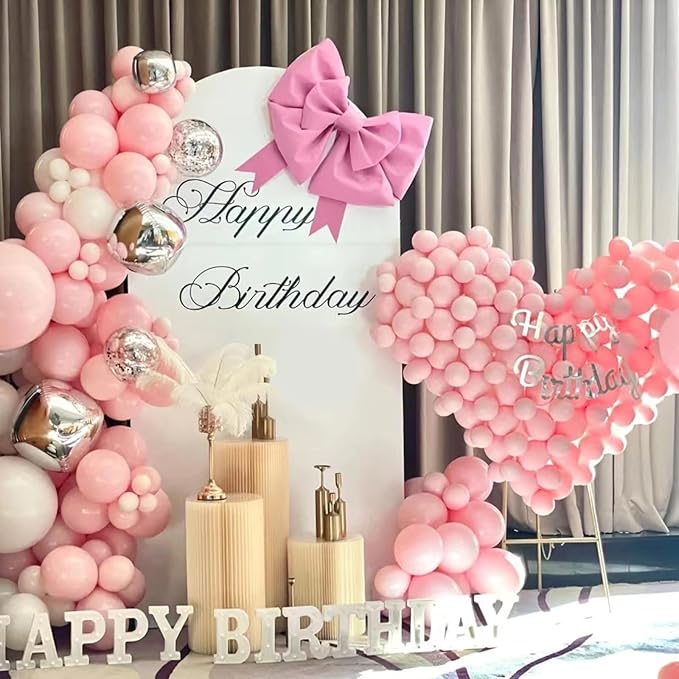 12 Inch Light Pink Balloons for Birthday Party, Baby Shower Anniversary Wedding - Image 5