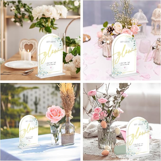 Acrylic Wedding Sign Set for Ceremony & Reception - Image 6